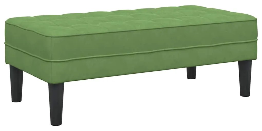 Banco Verde Claro 113x57x39 cm Veludo