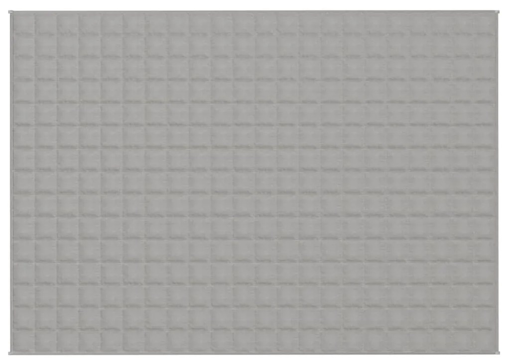 Manta pesada 7 kg 155x220 cm tecido cinza