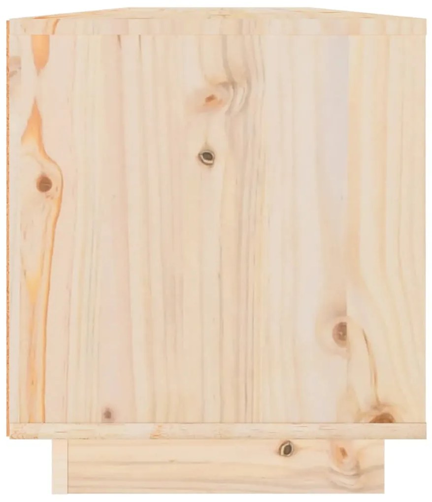 Móvel de TV 110x34x40 cm madeira de pinho maciça