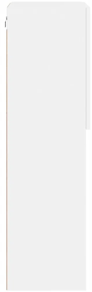 Móvel de TV com luzes LED 40,5x30x102 cm branco