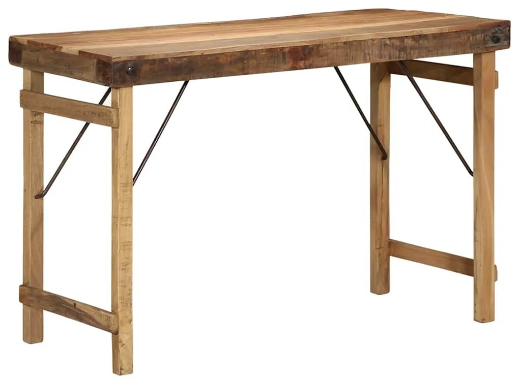 Mesa de Jantar vidaXL 110x55x76 cm Madeira Recuperada