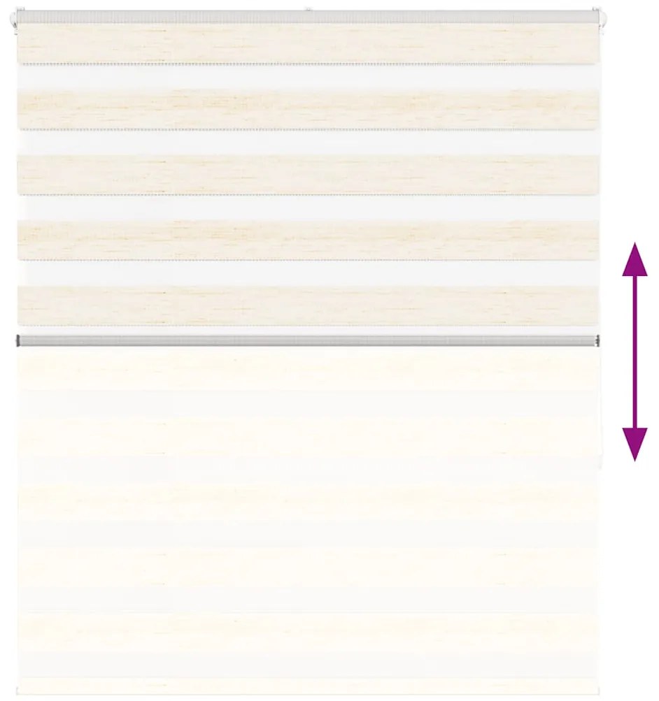 Cortina de zebra 130x150 cm largura do tecido 125,9cm poliéster