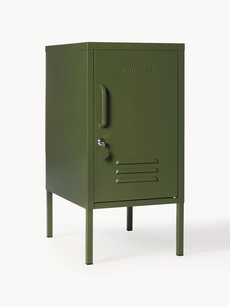 Mesa de cabeceira em metal The Shorty, abertura à esquerda