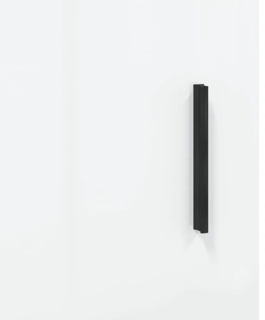 Aparador alto 69,5x31x115 cm derivados madeira branco brilhante