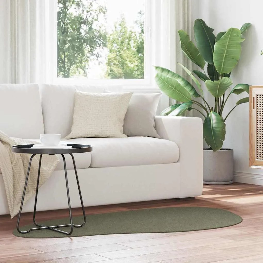 vidaXL Tapete Verde Floresta 80 x 150 cm Poliéster