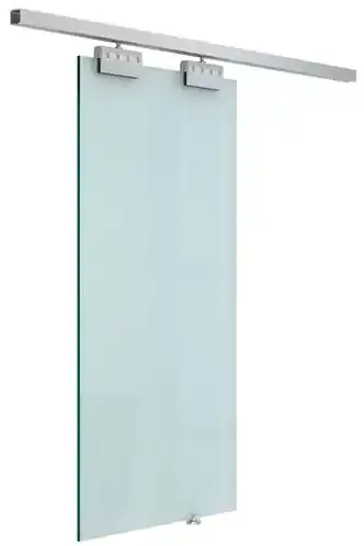 HomCom Porta de Correr Vidro sem Obra 205 x 102.5 cm