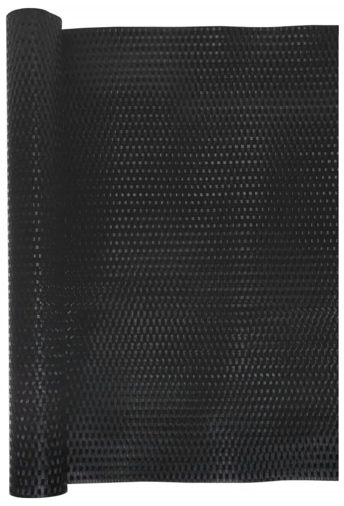 Tela de varanda 500x90 cm vime PE preto
