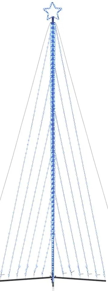LED Árvore de Natal 789 LEDs Azul 476 cm