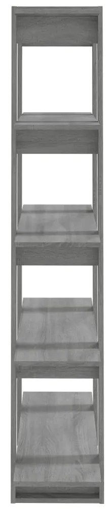 Estante/divisória 100x30x160 cm cor sonoma cinza