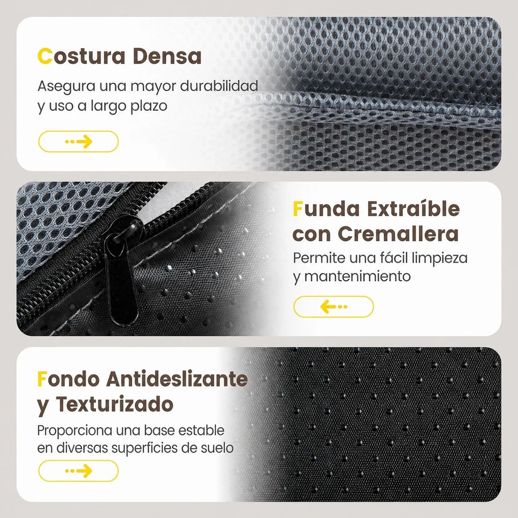 Conjunto de 2 Cadeiras de Chão Dobráveis, 99 x 44 x 9,5 cm, Encosto com Vários Níveis Ajustáveis, Cinzento
