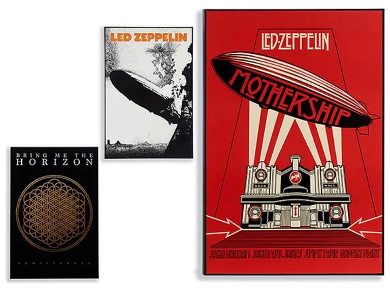 Pintura Led Zeppelin (3 x 91,5 x 61,5 cm)