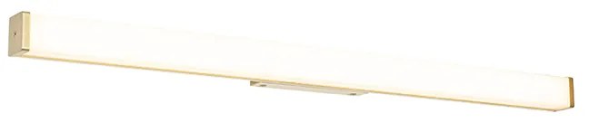 Candeeiro de parede para casa de banho em latão 92 cm com LED IP44 - Cascada