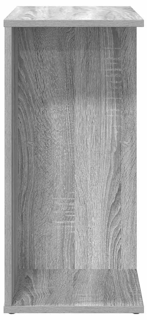 Mesa cabeceira 46,5x29x61 cm derivados madeira cinzento sonoma