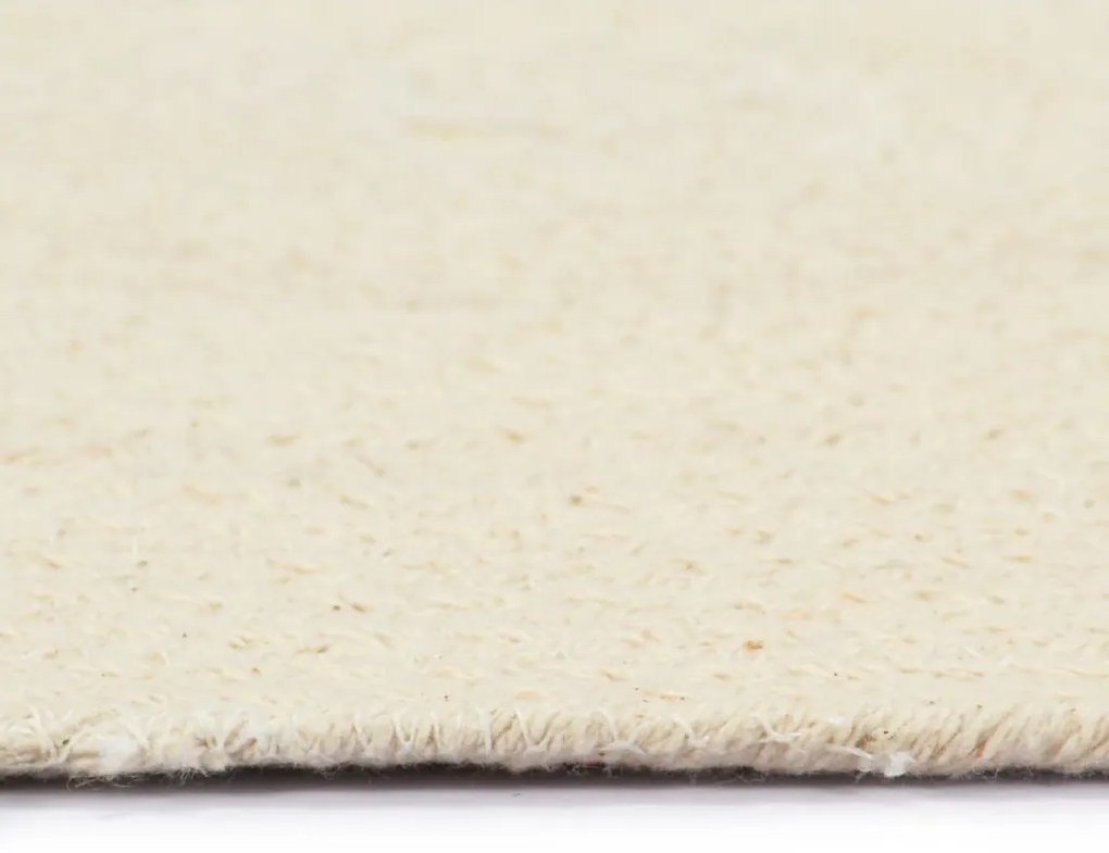 Individuais de mesa 6 pcs em algodão liso 38 cm redondo natural