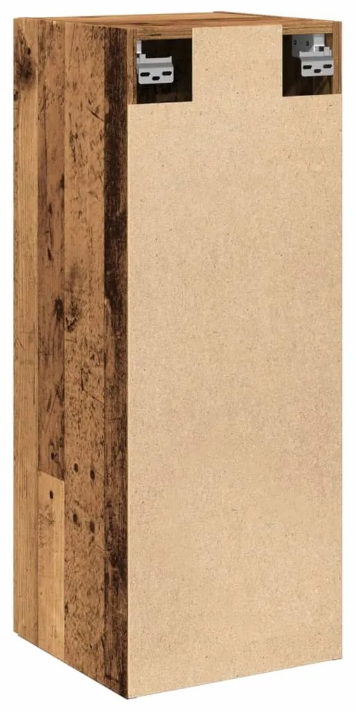 Armário de parede 34,5x34x90 cm derivados madeira madeira velha