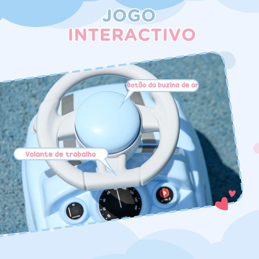 AIYAPLAY Carro Andador para Bebés de 18-36 Meses Carro Andador com Vol