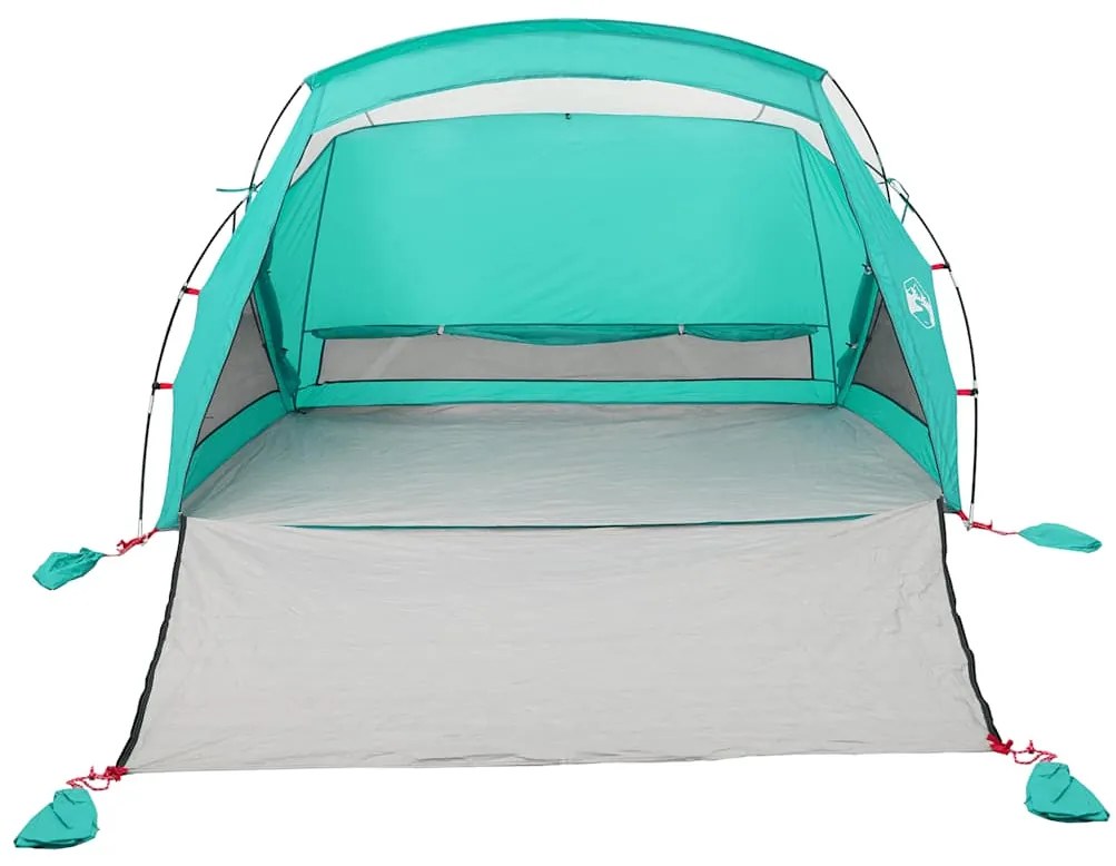 Tenda de praia 2 Pessoas impermeável verde mar