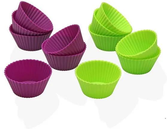 Formas de Silicone para Cupcakes (12 pcs)