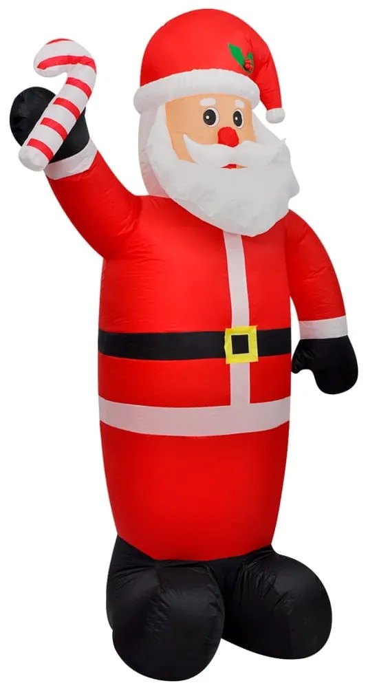 345354 vidaXL Pai Natal insuflável com luzes LED 240 cm
