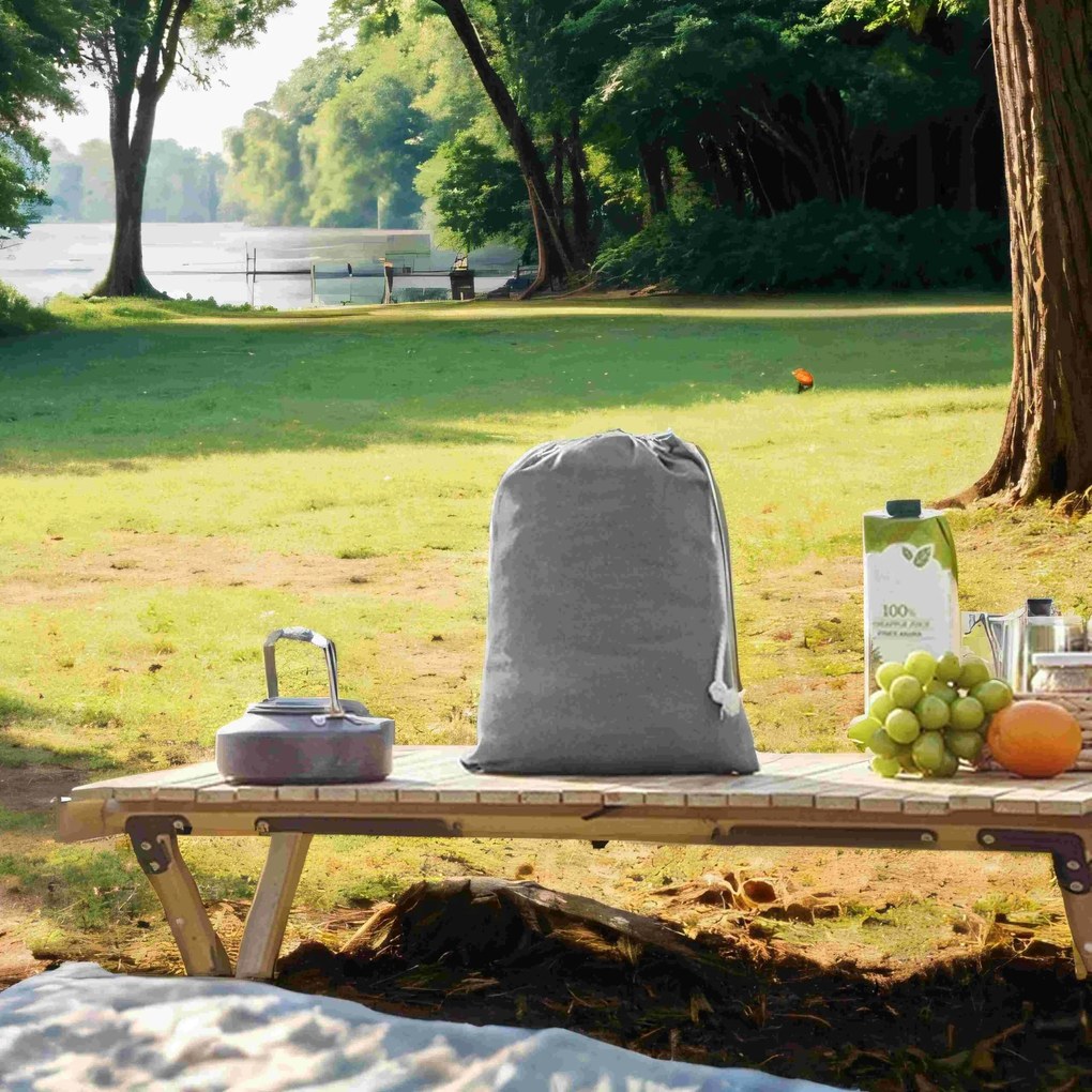 Cama de rede descanso jardim, 210 x 150 cm, capacidade de carga até 300 kg Cinzento