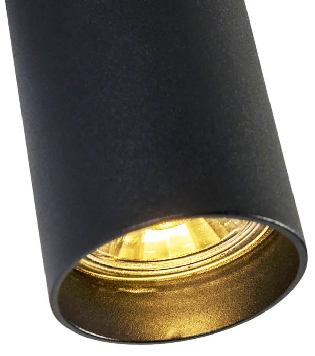 LED Projetores inteligentes modernos pretos com WiFi GU10 - Tuba Design,Moderno