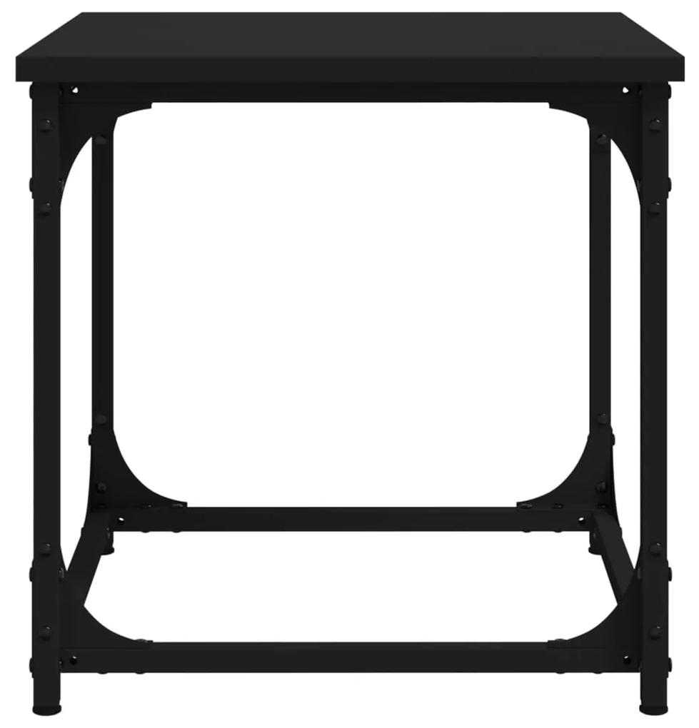 Mesa de apoio 40x40x40 cm derivados de madeira preto
