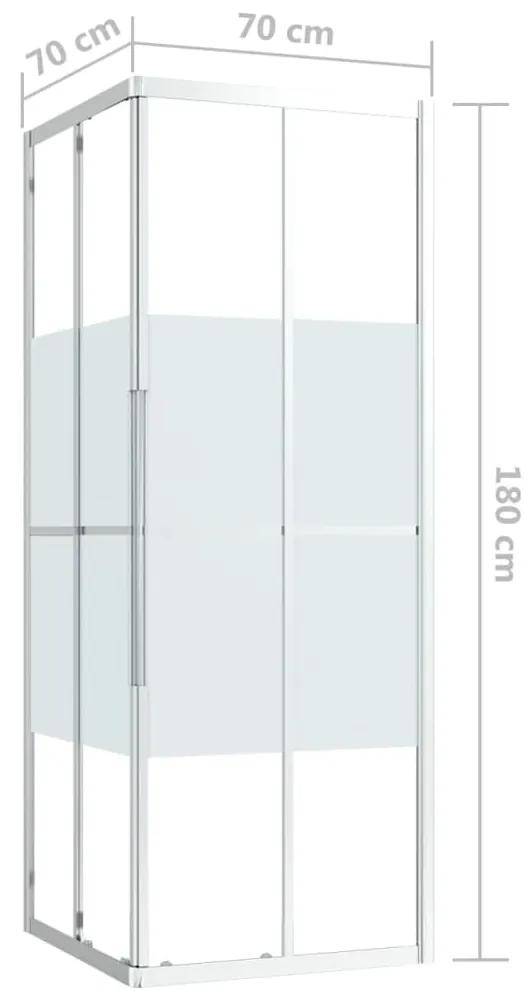 Cabine de duche ESG 70x70x180 cm