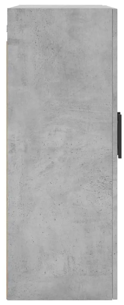 Armários de parede 2 pcs 69,5x34x90 cm cinzento cimento