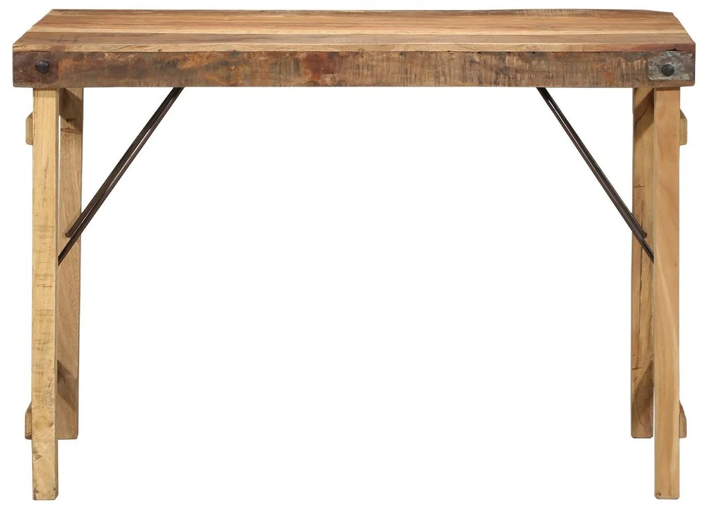 Mesa de Jantar vidaXL 110x55x76 cm Madeira Recuperada
