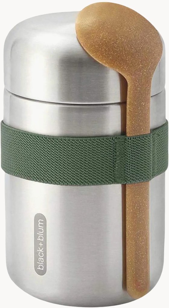Conjunto de lancheira Food Flask Olive, conjunto de 3
