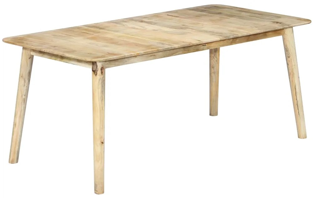 Mesa de jantar madeira de mangueira maciça 180x90x76 cm