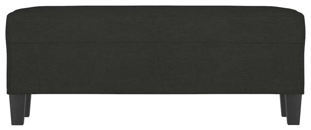 Banco 100x35x41 cm tecido preto