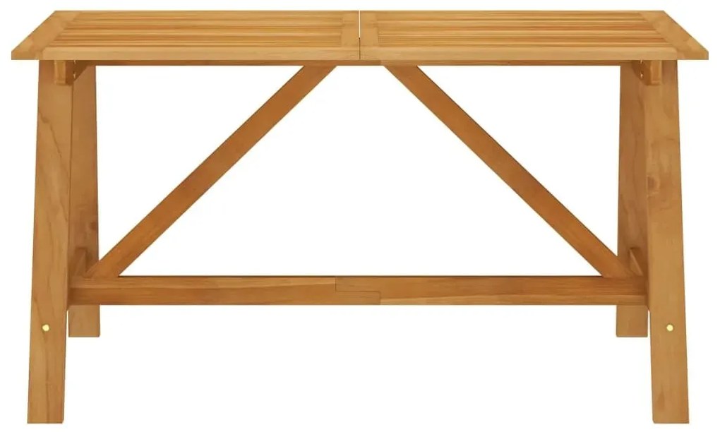 5 pcs conjunto de jantar p/ jardim c/ almofadões castanho