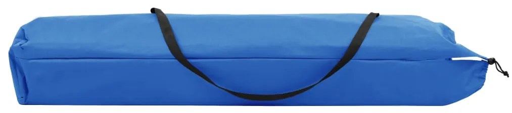 Espreguiçadeira/cama dobrável para 2 pessoas aço azul