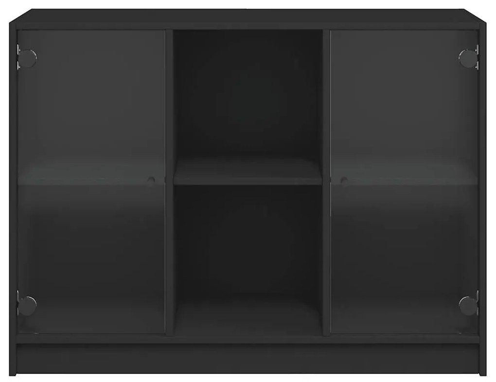 Aparador 102x37x75,5 cm derivados de madeira preto
