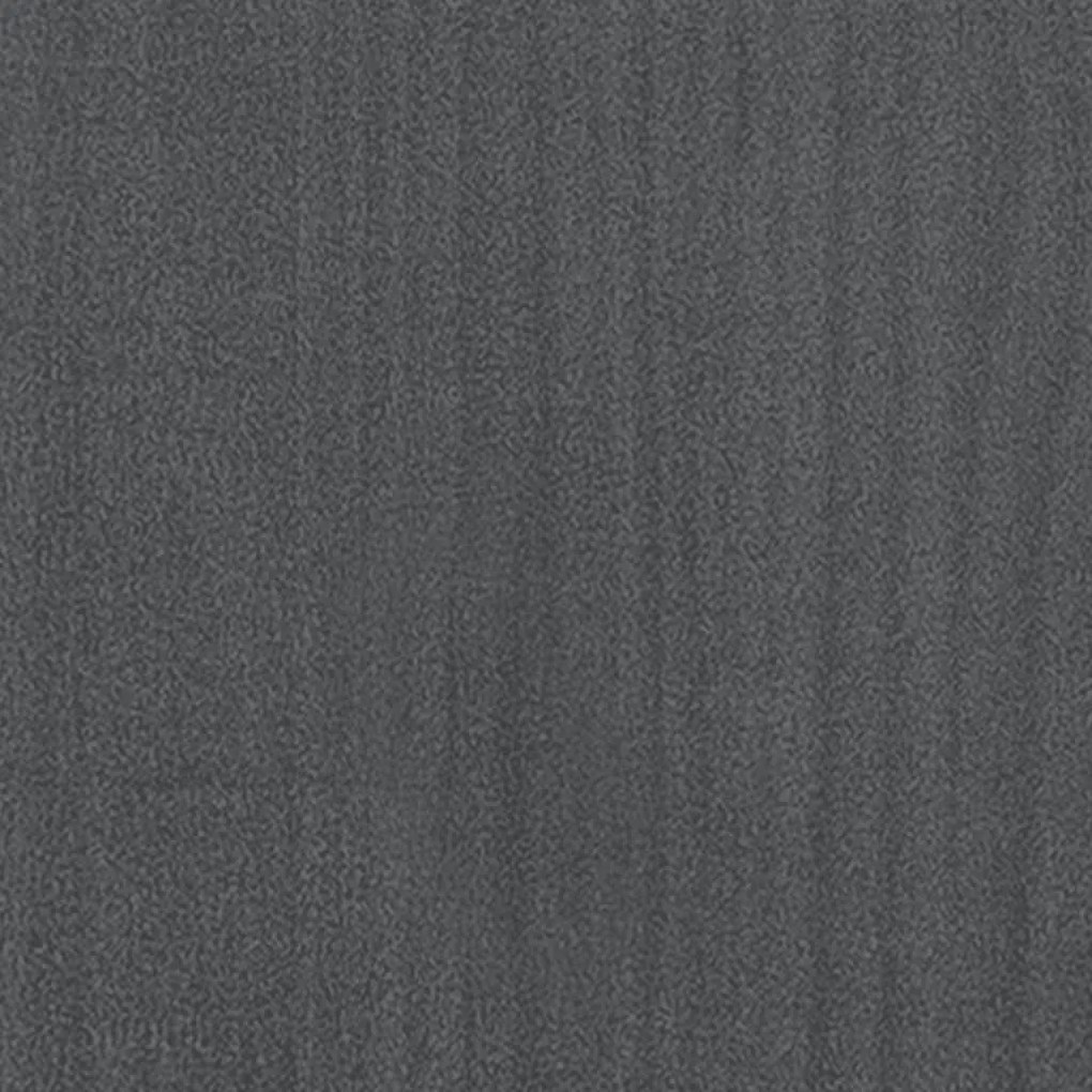 Estante c/ 3 prateleiras 40x30x105 cm pinho maciço cinzento