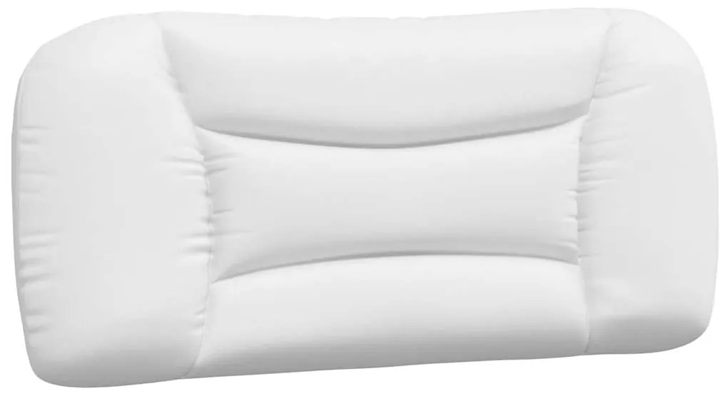 Estrutura de cama c/ cabeceira couro artificial 90x190cm
