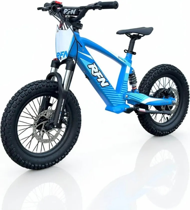 Bicicleta elétrica infantil 350W 16" Roan RXF Evo-S Azul