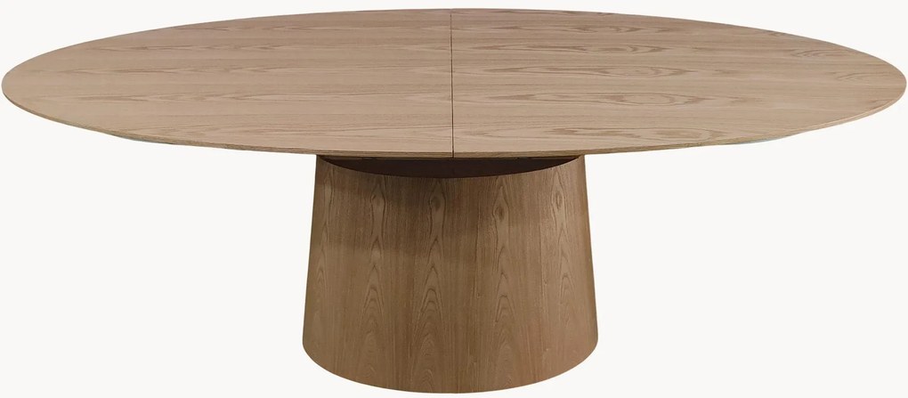 Mesa de jantar extensível em madeira Benvenuto, 200-250 x 110 cm
