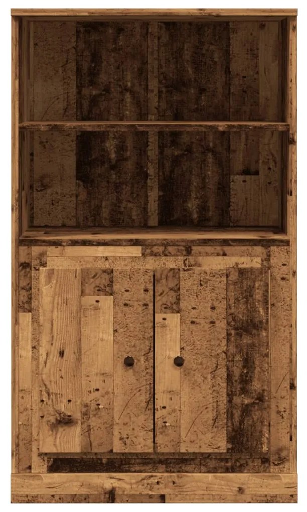 Armário alto derivados de madeira 60x35,5x103,5cm madeira velha