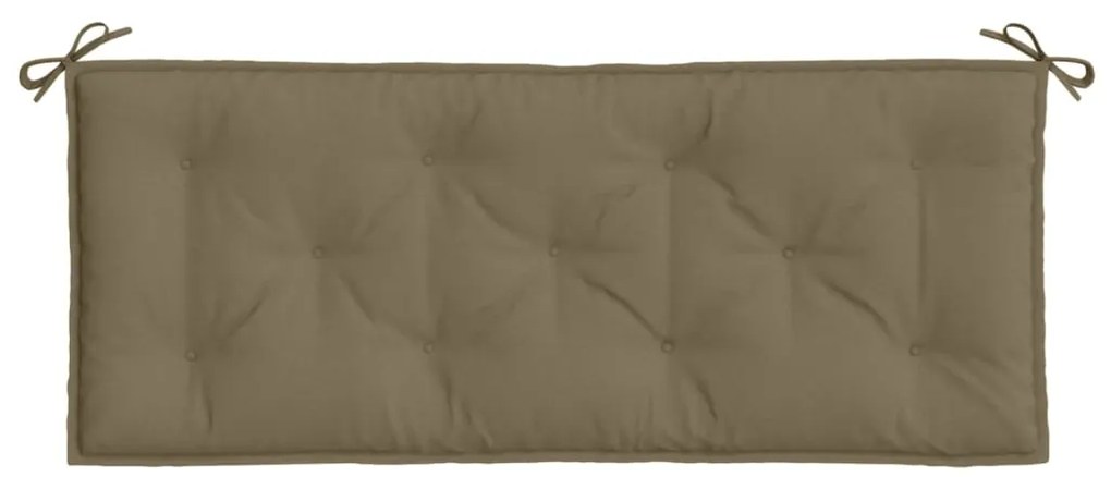 Almofadões banco jardim 2pcs 120x50x7cm mesclado tecido