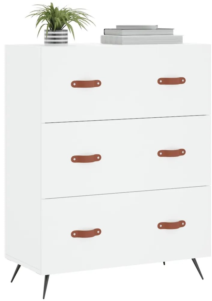 Cómoda 69,5x34x90 cm derivados de madeira branco