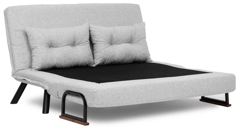 Sofá-Cama 2 Lugares Sando – Cinzento – 175x133 cm