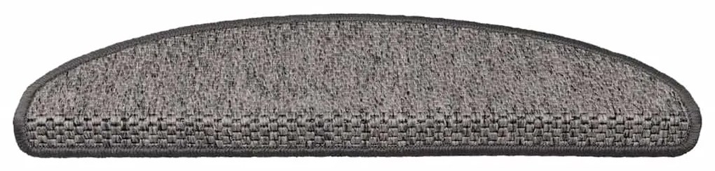 Tapetes escada adesivos aspeto sisal 30 pcs 65x21x4cm