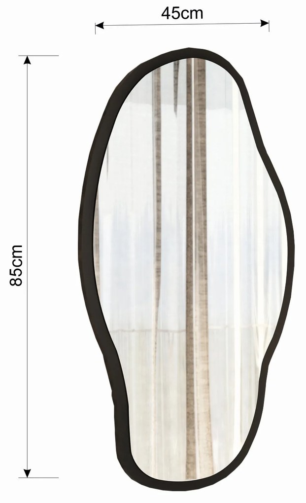 Espelho Couldy – Transparente – 45 cm x 85 cm
