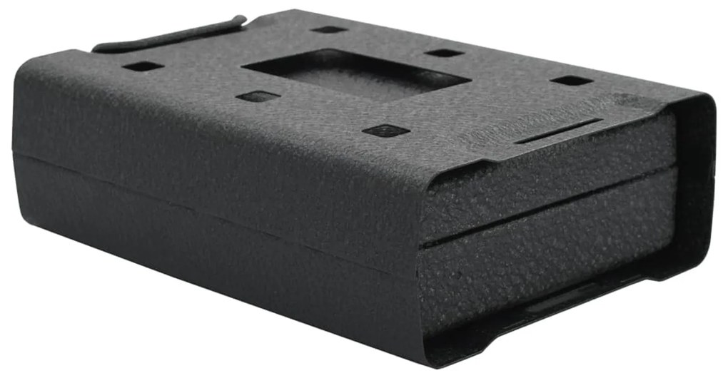 Cofre de Segurança Preto Metal Pequeno Fechaduras