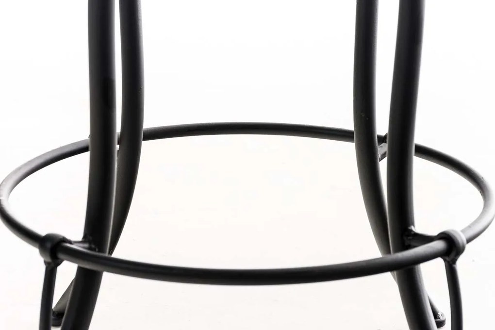 Banco de bar Mimosa 43 x 74-94 x 43 cm Preto