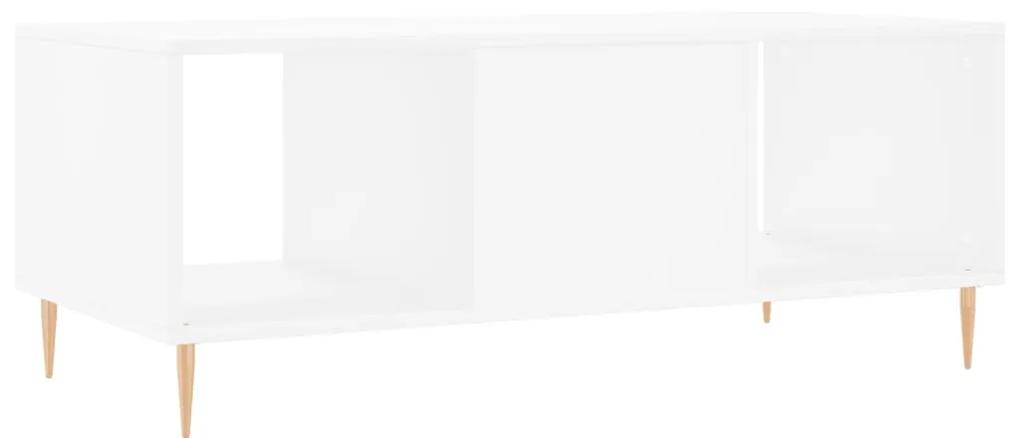 Mesa de centro 102x50x40 cm madeira processada branco