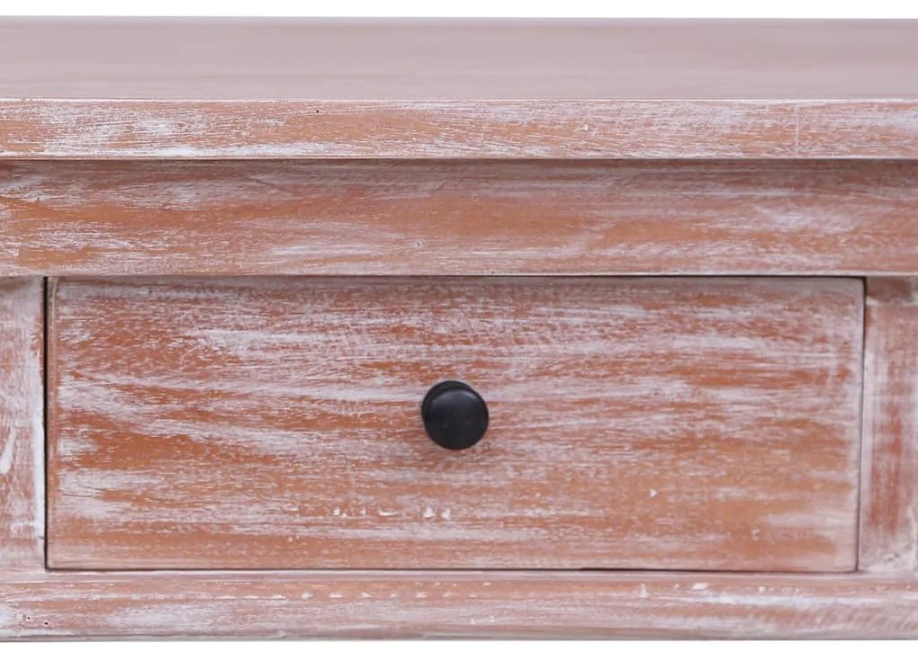 Secretária 115x50x78 cm madeira de mogno maciça