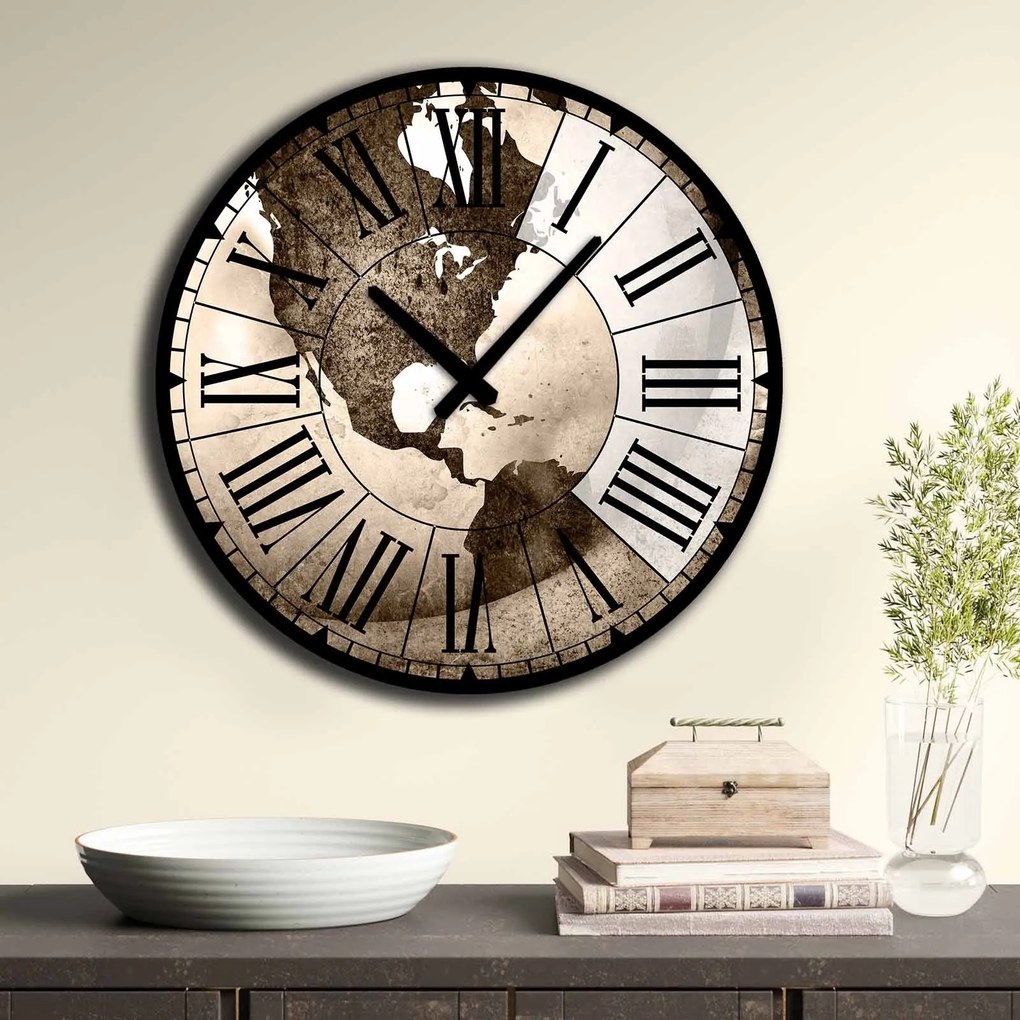 Relógio Decorativo MDF 5050MS-001 – Multicolor – 50 cm
